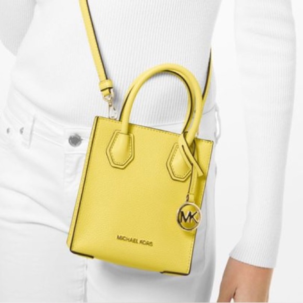 MICHAEL‎ KORS MINI MERCER CROSSBODY butter yellow